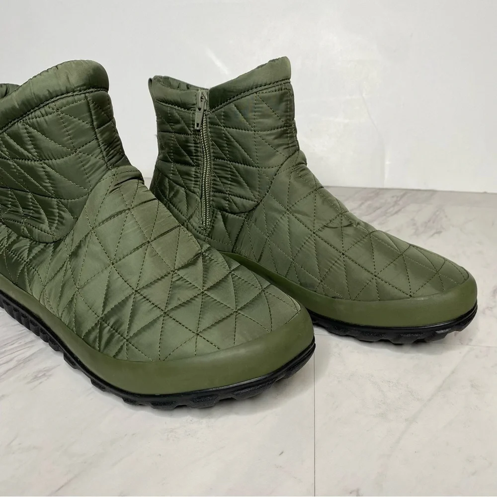 Bogs Snowday II Short Green Puffer Boot 10